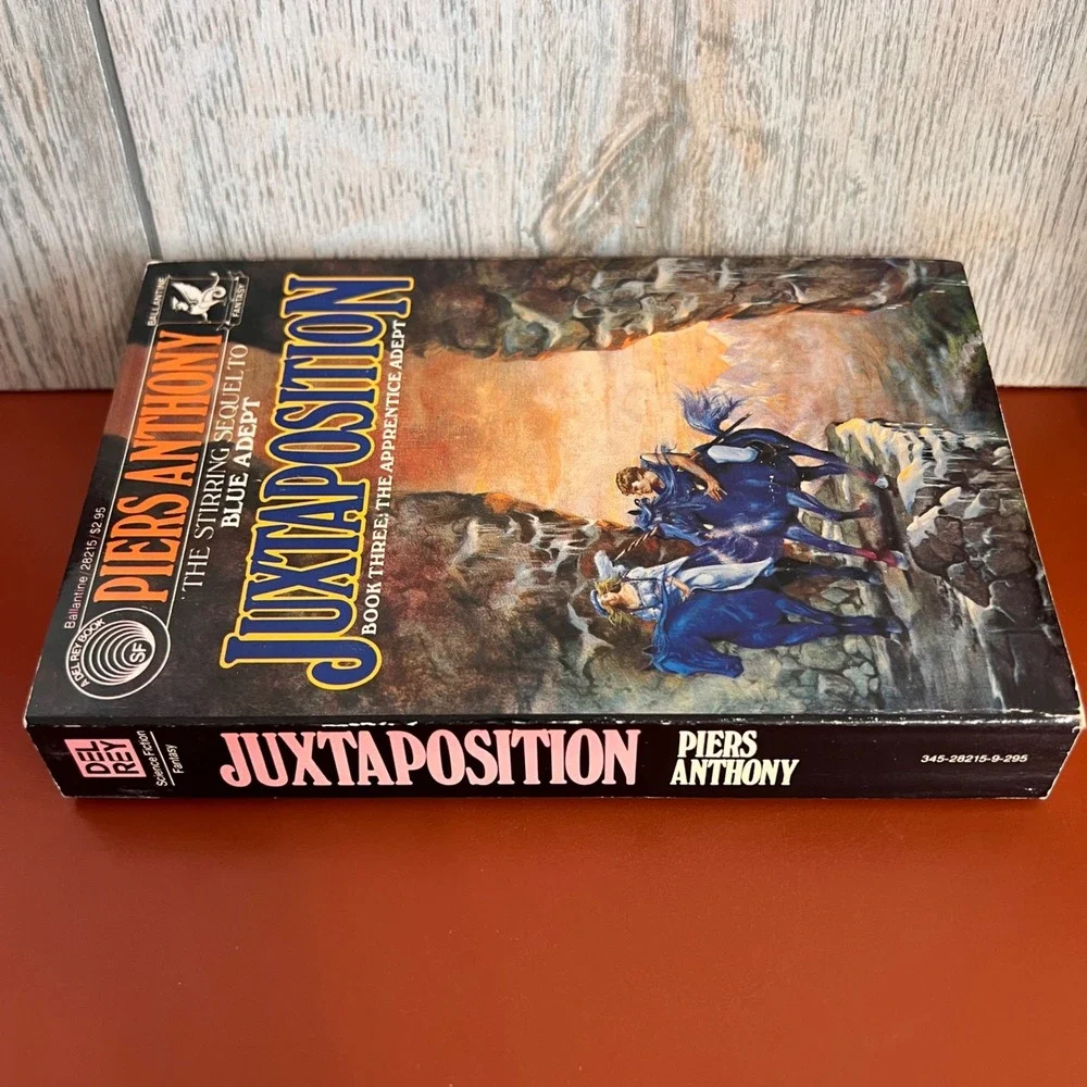Juxtaposition Piers Anthony Apprentice Adept Book 3 1983 First Paperback Del Rey